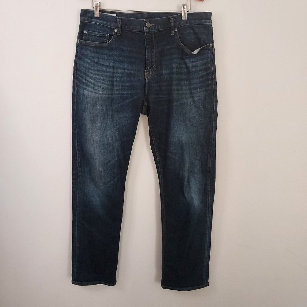 Banana Republic Men Straight Leg Jeans Size 36W/34L - Picture 1 of 7